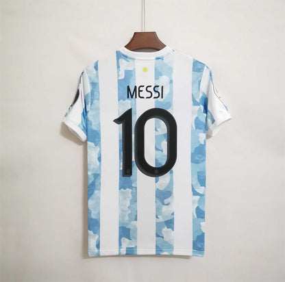 Messi 2021 Argentina home Copa America Final edition Jersey