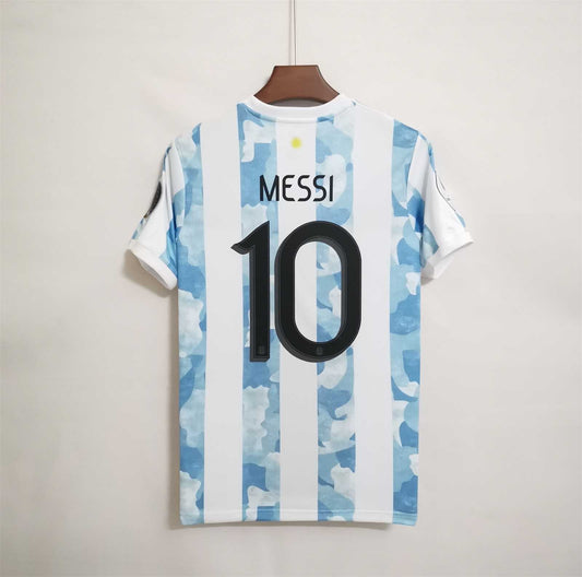 Messi 2021 Argentina home Copa America Final edition Jersey