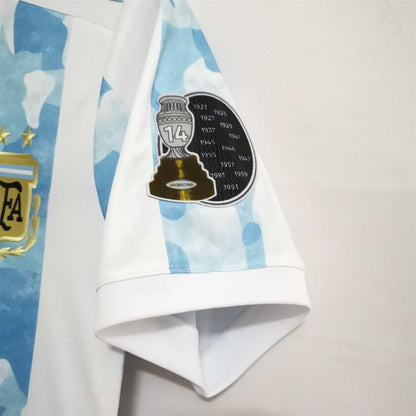 Messi 2021 Argentina home Copa America Final edition Jersey