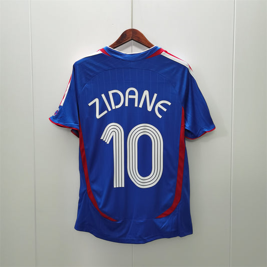 Zidane 10 FIFA World Cup 2006 France Home Jersey