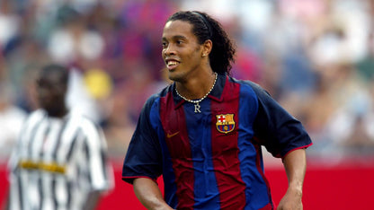 Ronaldinho 10 Barcelona 2003-04 Home Jersey