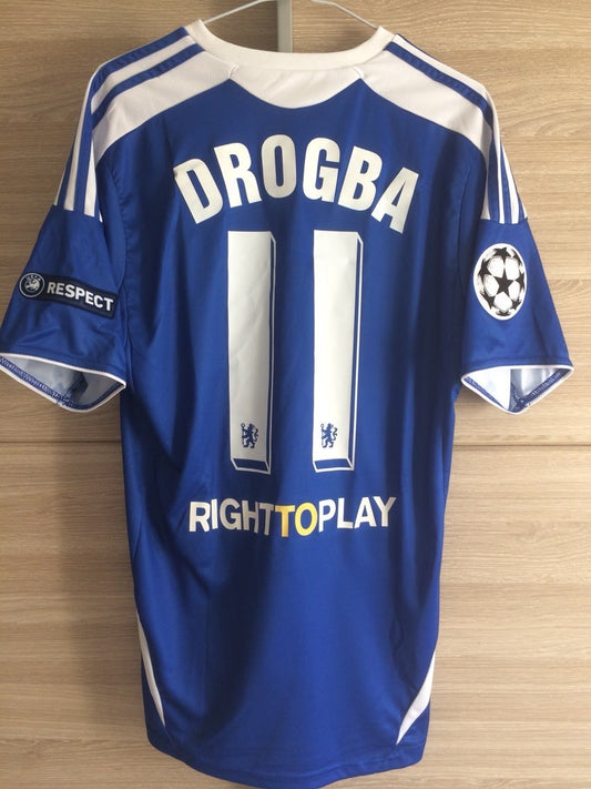 Drogba Champions League Final Home 11-12 Chelsea Jersey