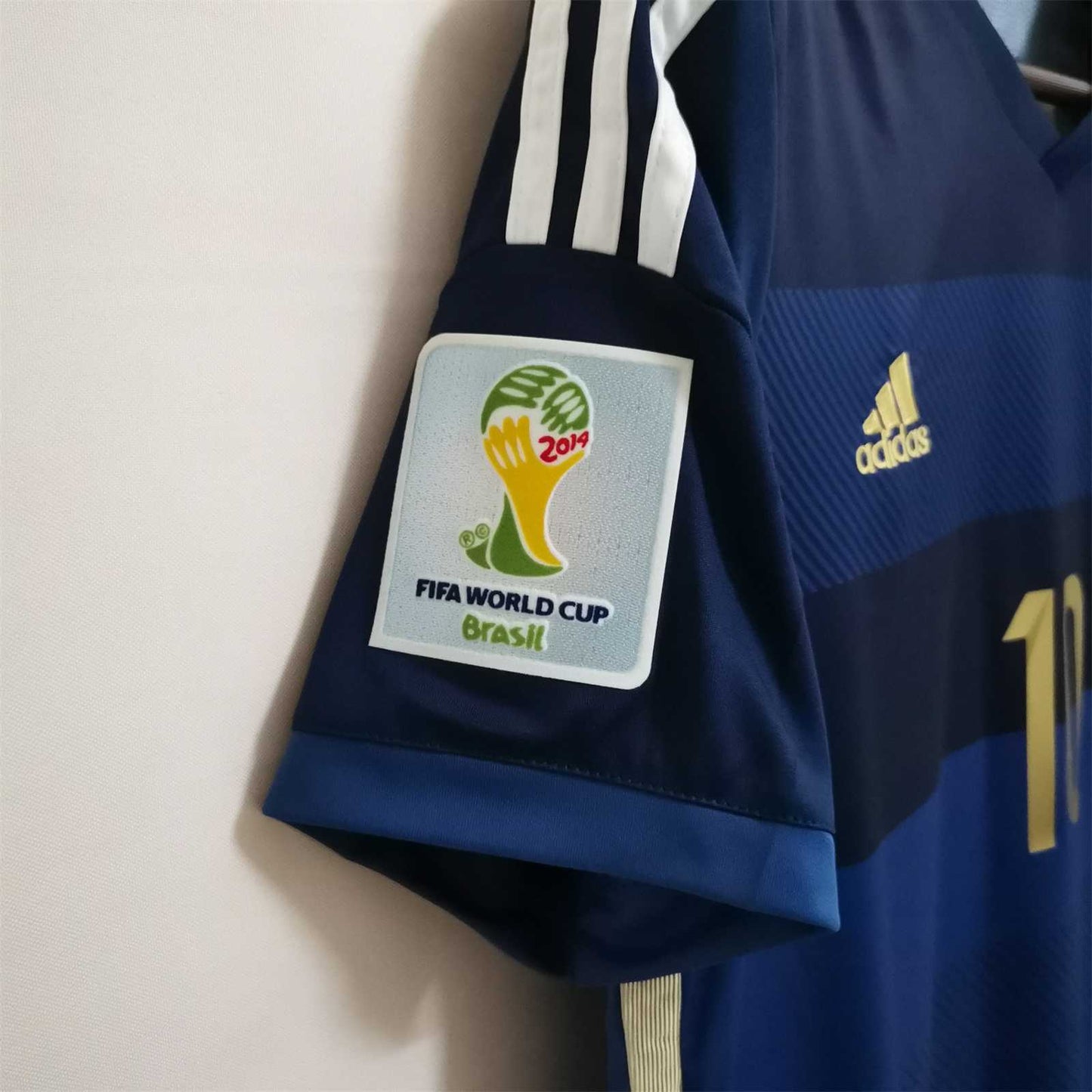 Messi 10 Argentina 2014 FIFA World Cup Final Edition Jersey