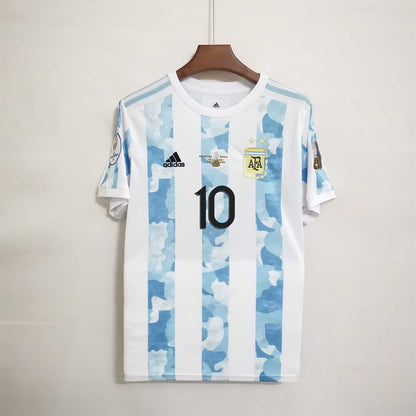 Messi 2021 Argentina home Copa America Final edition Jersey